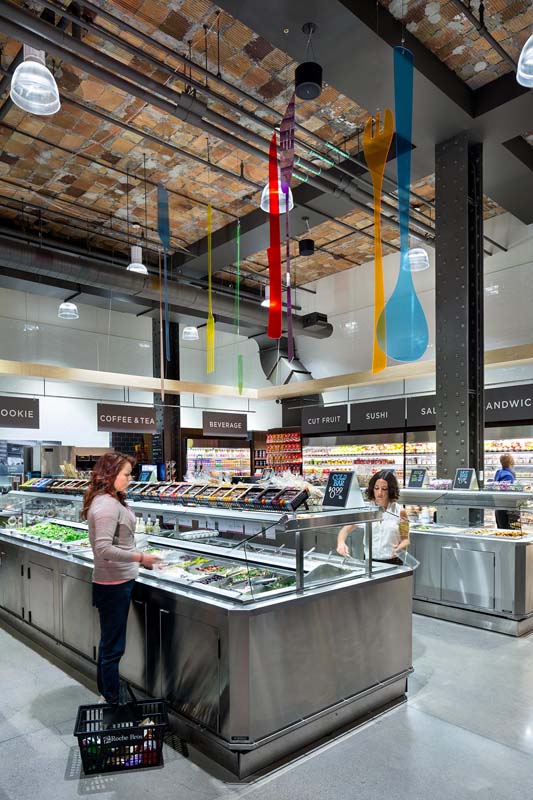 Roche Brothers Downtown Crossing photographed by Mark Steele Photography Inc
