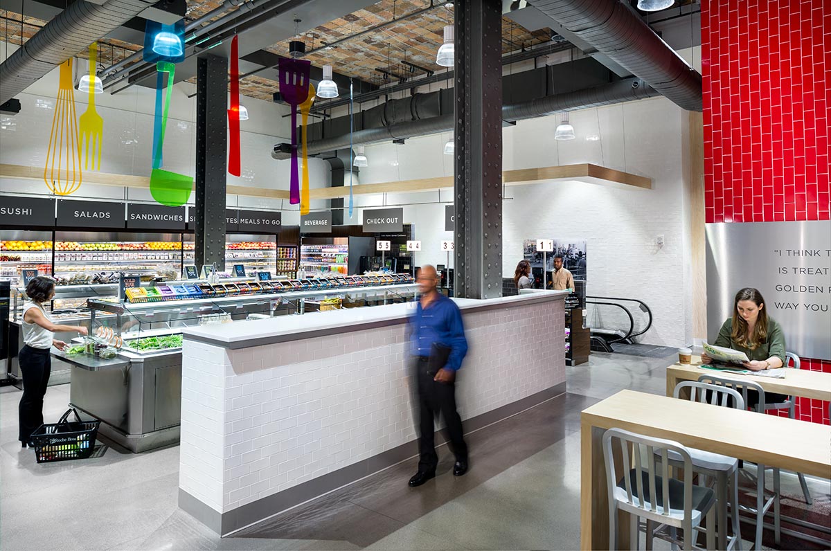 Roche Brothers Downtown Crossing photographed by Mark Steele Photography Inc