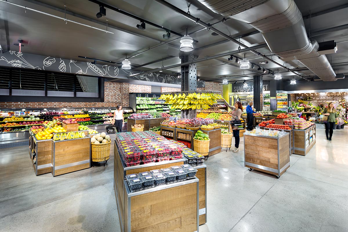 Roche Brothers Downtown Crossing photographed by Mark Steele Photography Inc