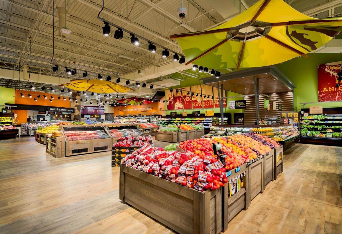 Hannaford Grocery, Bedfrod NH photographed by Mark Steele Photography Inc.