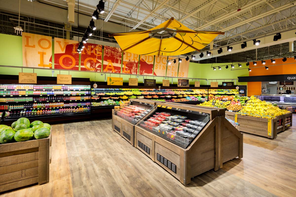 Hannaford Grocery, Bedfrod NH photographed by Mark Steele Photography Inc.