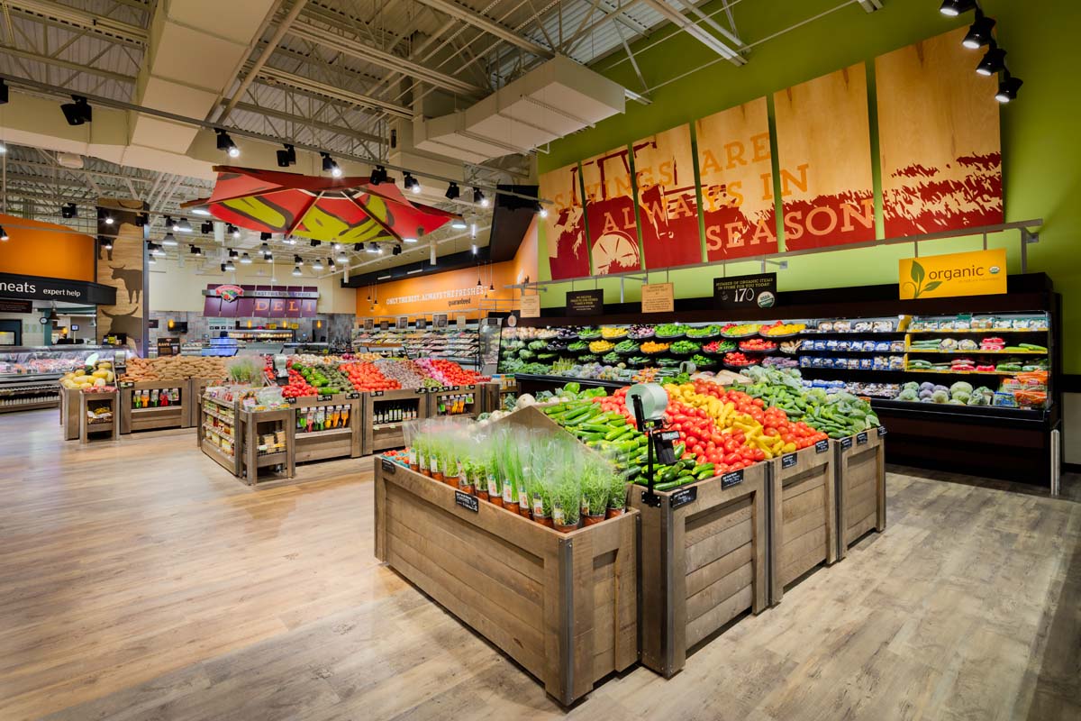 Hannaford Grocery, Bedfrod NH photographed by Mark Steele Photography Inc.