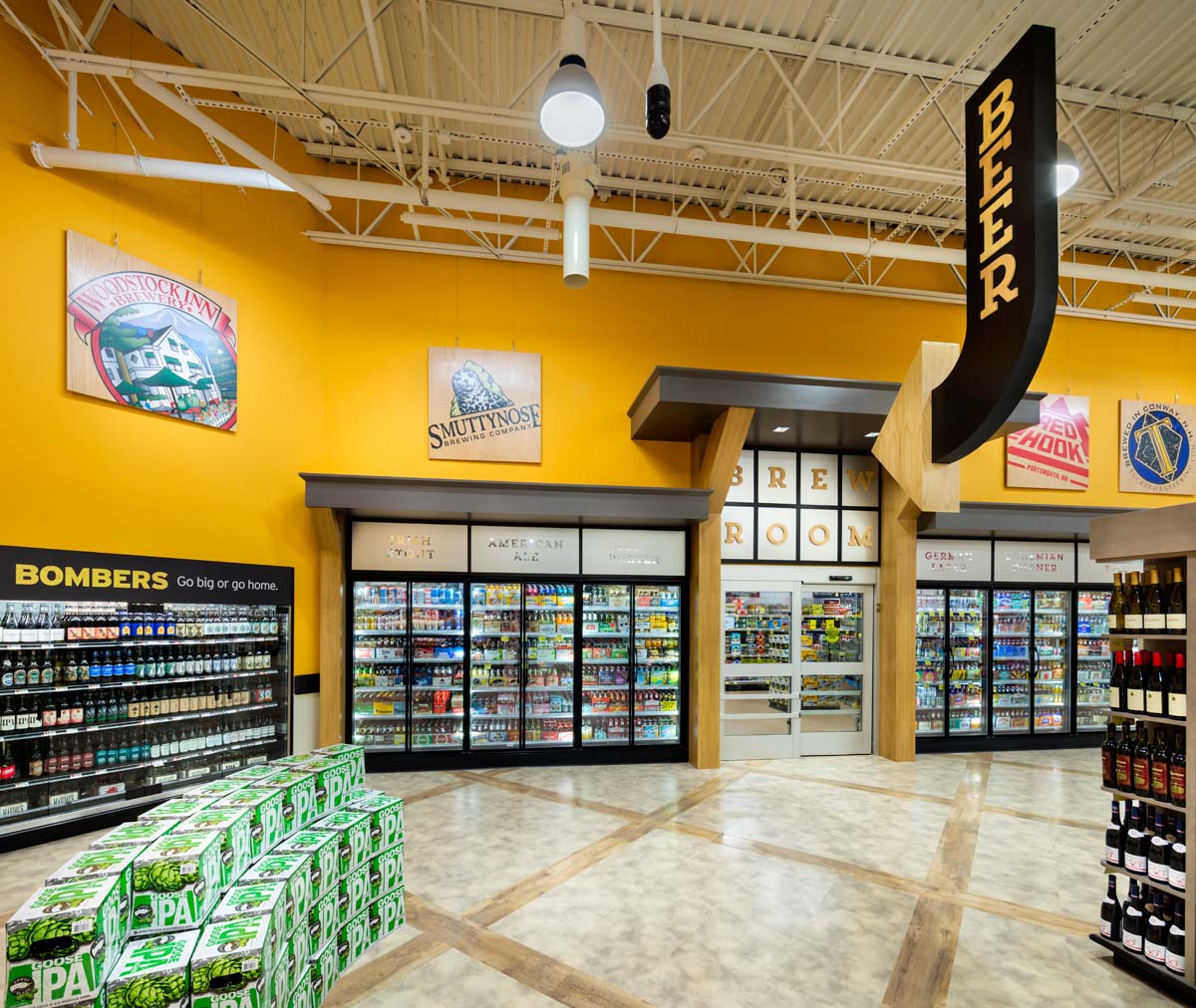 Hannaford Grocery, Bedfrod NH photographed by Mark Steele Photography Inc.