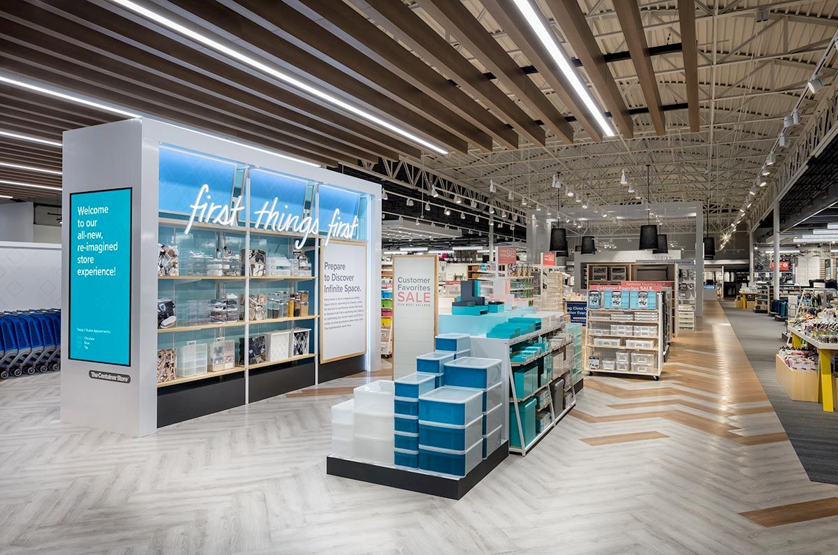 The Container Store Dallas prototype photographed by Mark A Steele Photography Inc
