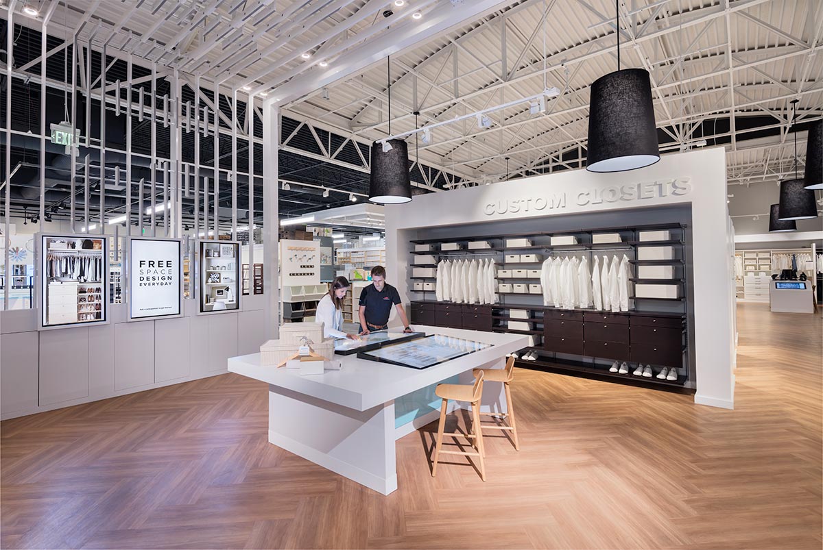 The Container Store Dallas prototype photographed by Mark A Steele Photography Inc