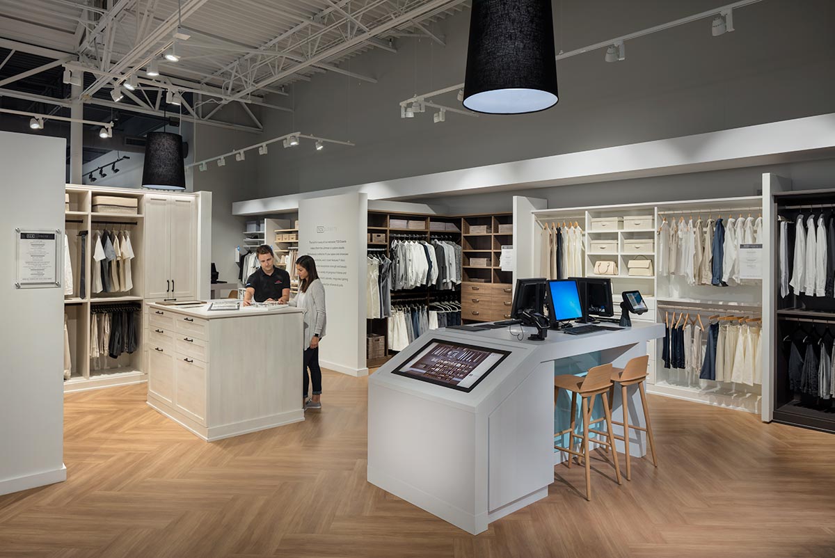 The Container Store Dallas prototype photographed by Mark A Steele Photography Inc
