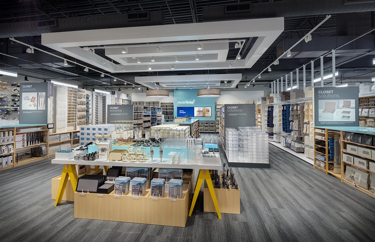 The Container Store Dallas prototype photographed by Mark A Steele Photography Inc