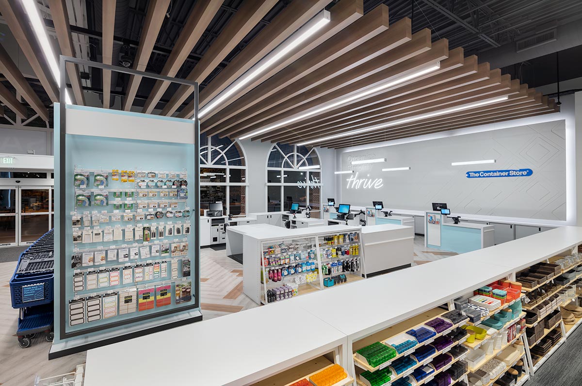 The Container Store Dallas prototype photographed by Mark A Steele Photography Inc