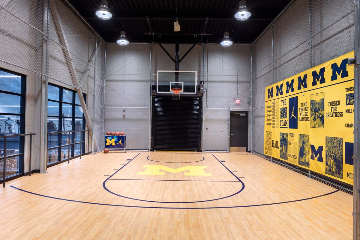 University of Michigan – Schembechler Hall Football Performance Center Renovation photography by Mark Steele Photography