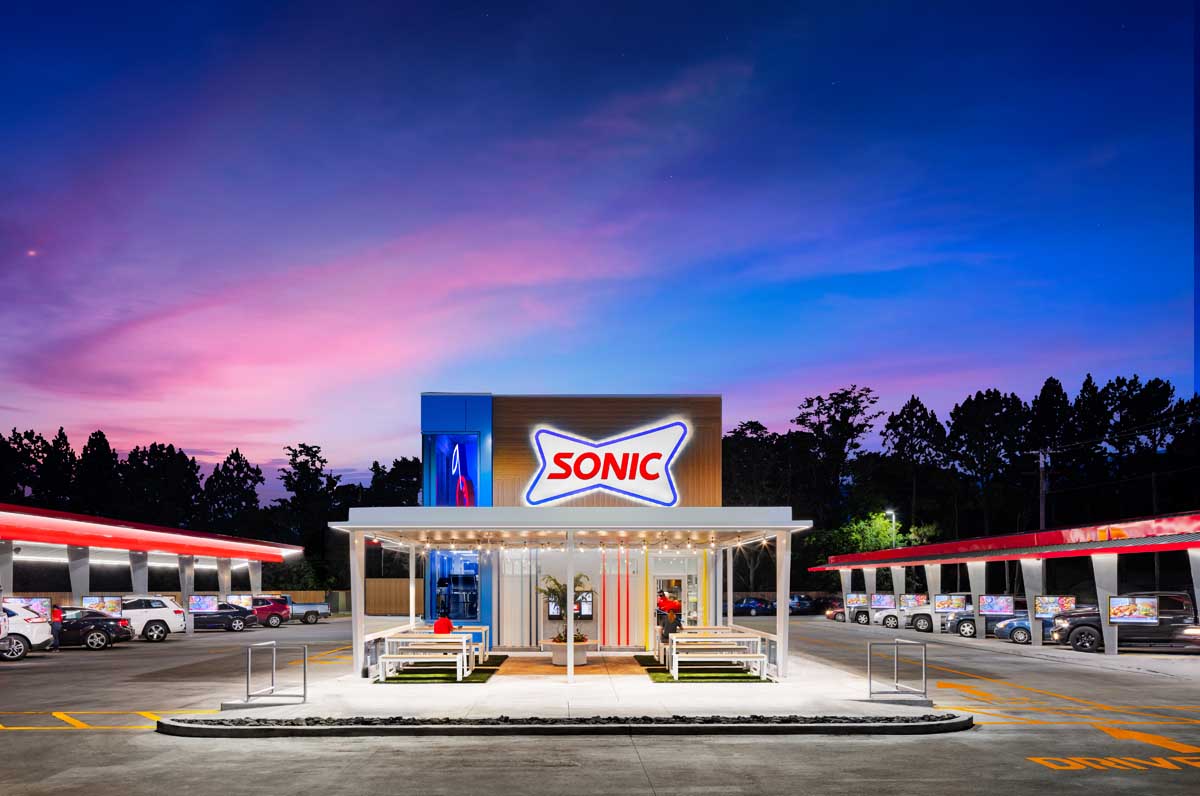 Sonic Restaurant's new Delight Prototype photographed by Mark A Steele Photography Inc