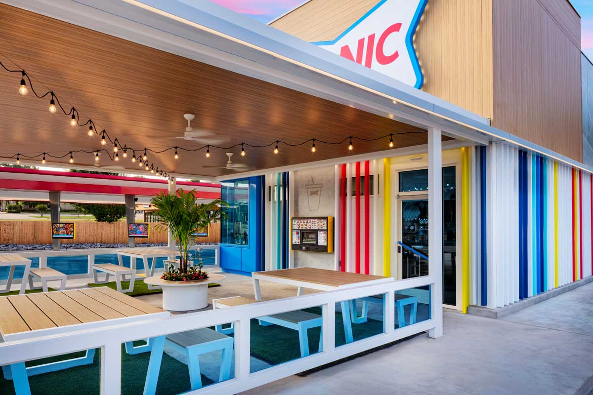 Sonic Restaurant's new Delight Prototype photographed by Mark A Steele Photography Inc