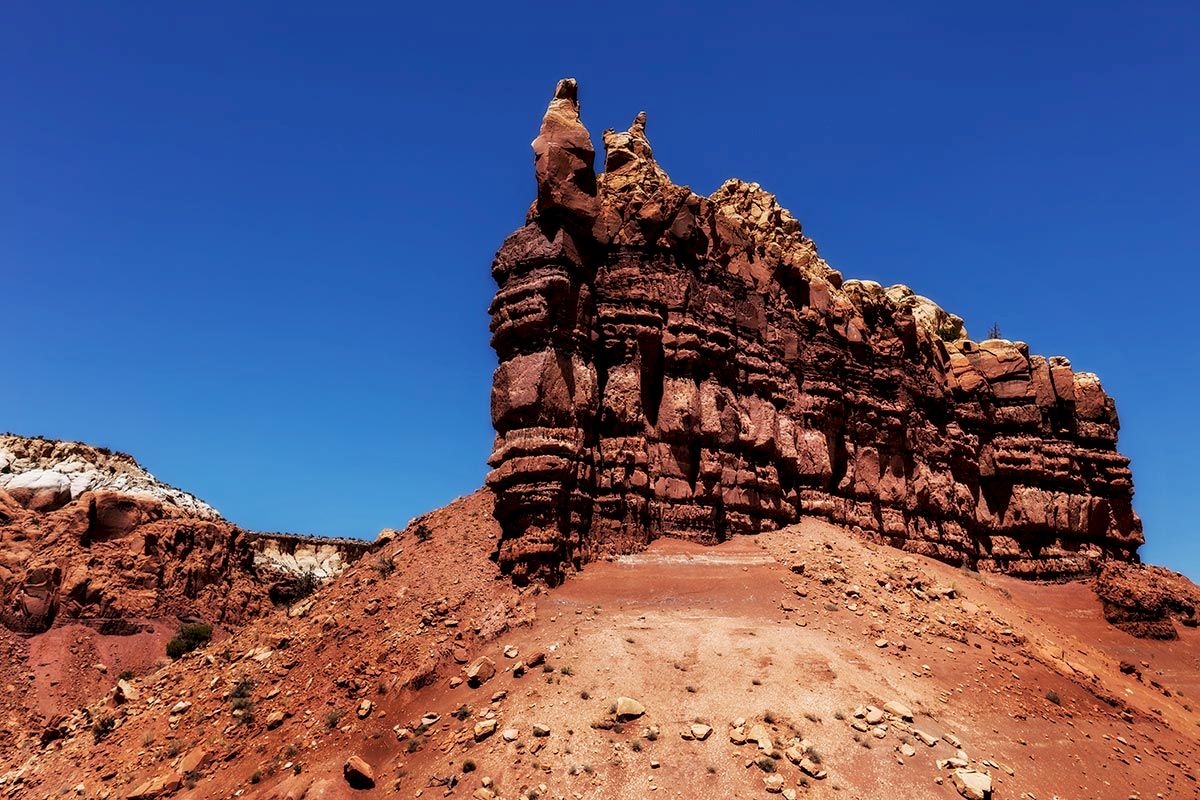 Near Ghost Ranch, New Mexico. Photography by Mark Steele Photography Inc