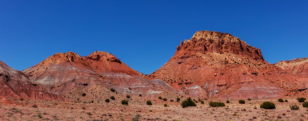 Near Ghost Ranch, New Mexico. Photography by Mark Steele Photography Inc