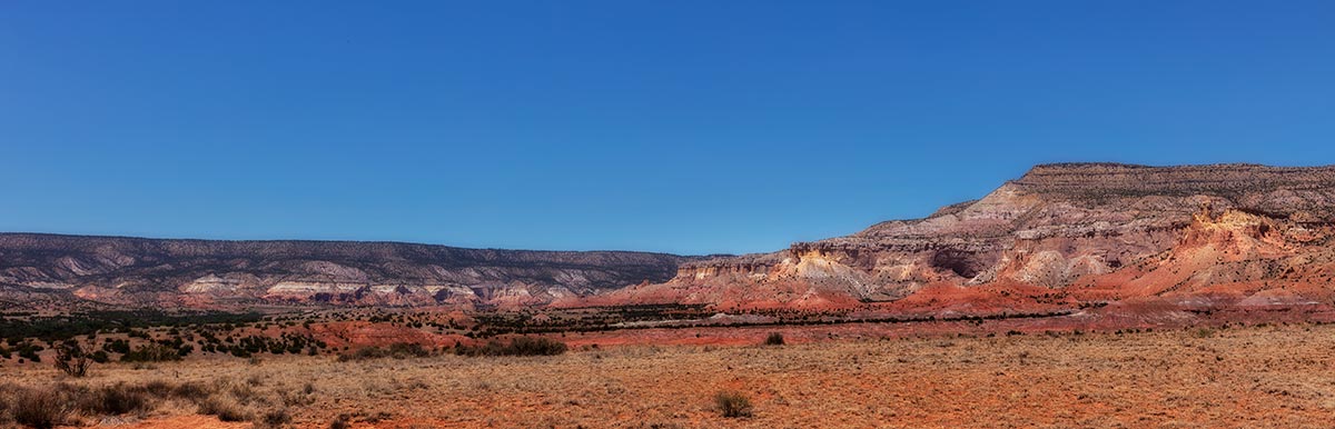 Near Ghost Ranch, New Mexico. Photography by Mark Steele Photography Inc