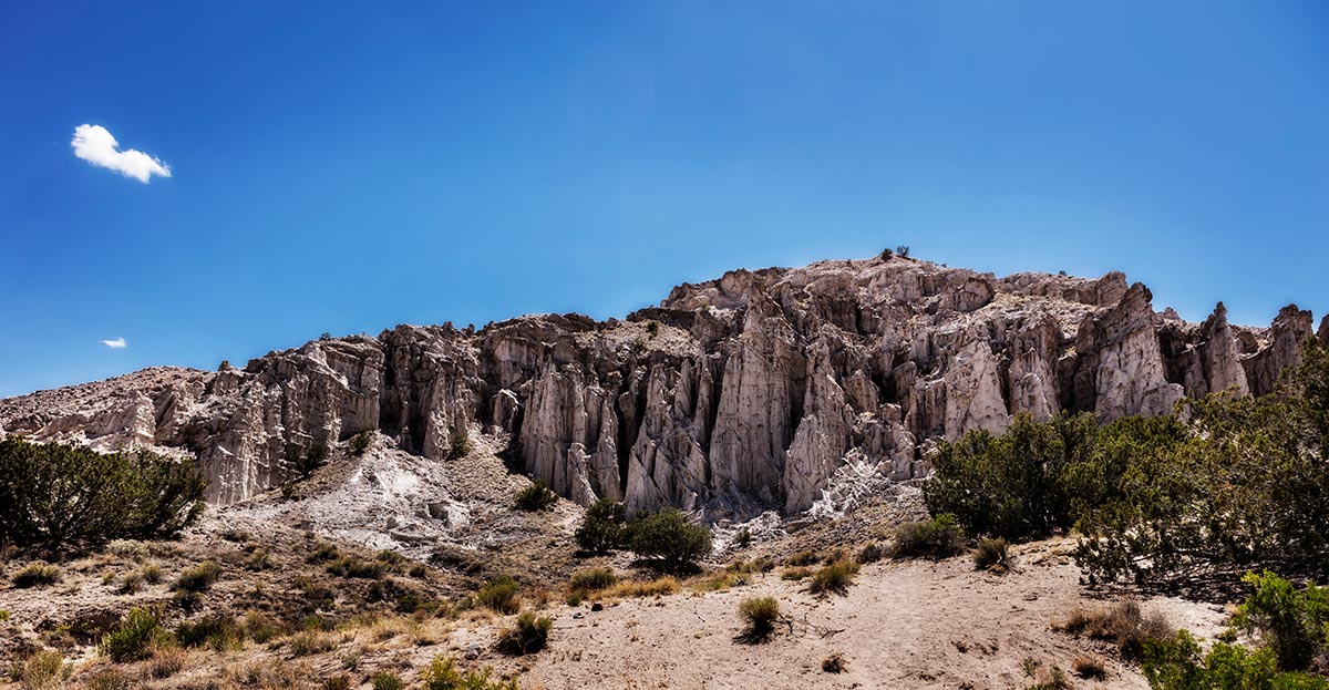 Plaza Blanca Abiquiu. Photographed by Mark A Steele Photography Inc