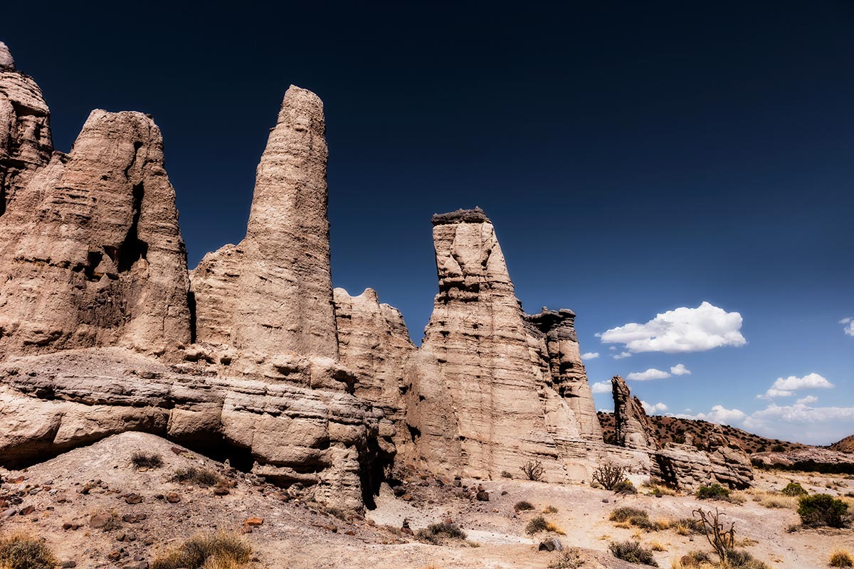 Plaza Blanca Abiquiu. Photographed by Mark A Steele Photography Inc
