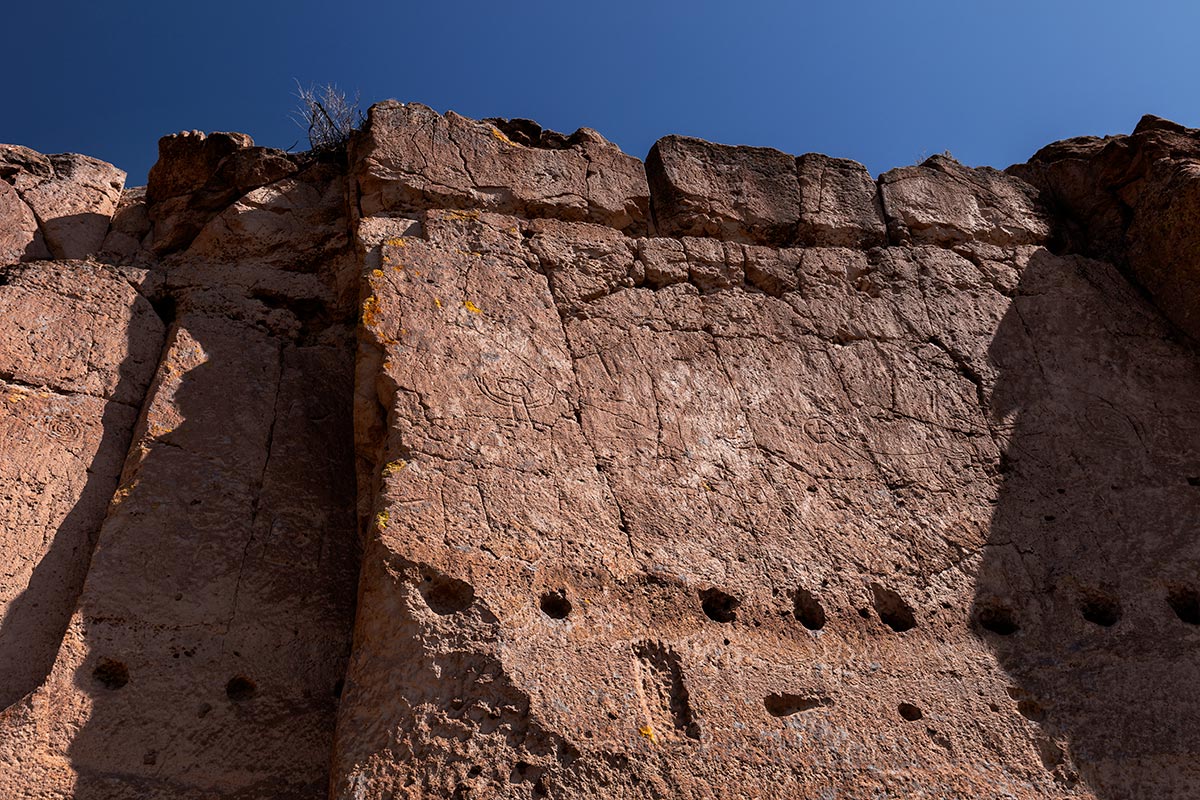 Puye Cliffs, NM. Photographed by Mark A Steele Photography Inc