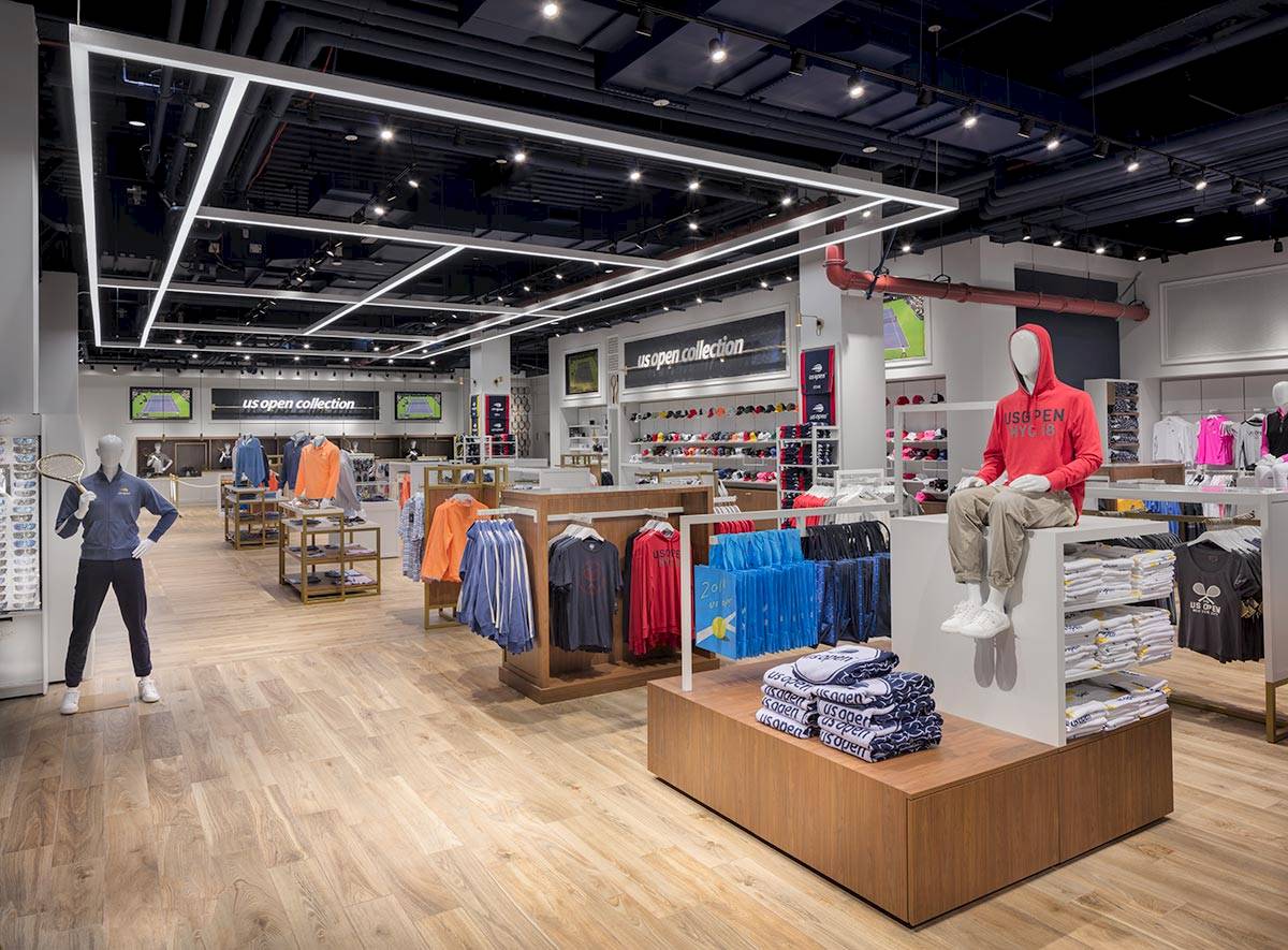 Photograph of U.S. Open Collection Store, Billie Jean King Tennis Center, Flushing Meadows by Mark A Steele Photography Inc